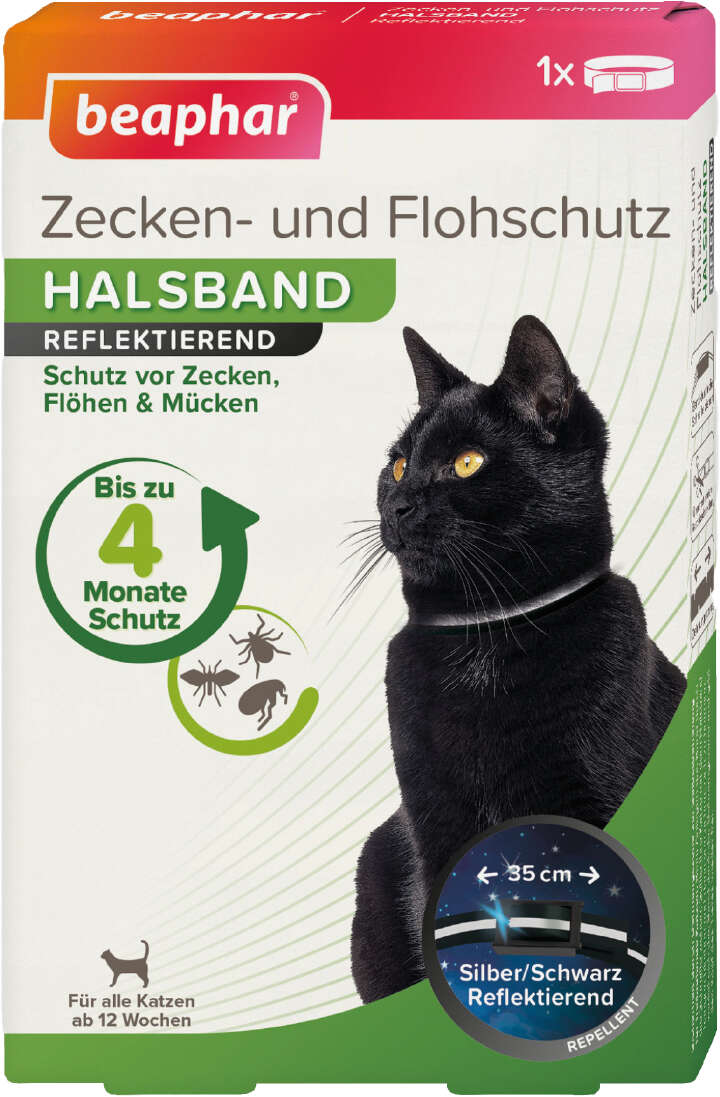 beaphar Zecken- und Flohschutzhalsband Katzen